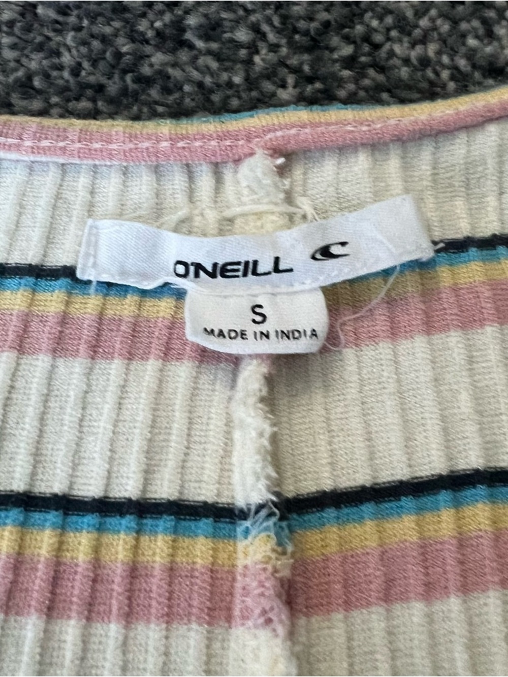 O'Neill Pastel Striped Ribbed Dress - Picture 3 of 9